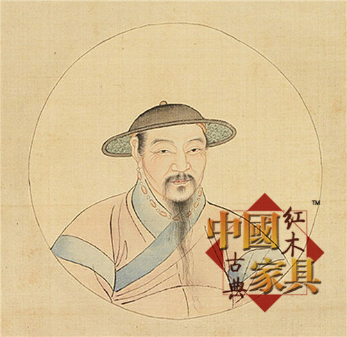 8、趙孟鈷自畫(huà)像_副本